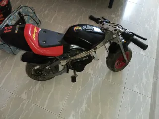 Minimoto Racing Negra y Roja