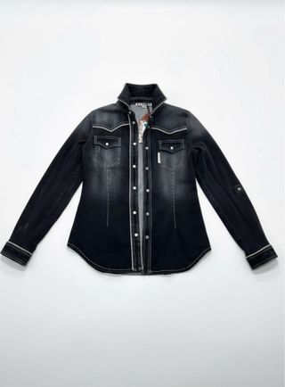 Nueva con etiqueta Camisa vaquera elástica mujer