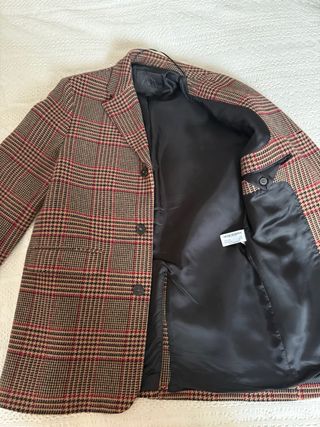 Chaqueta Zara cuadros M