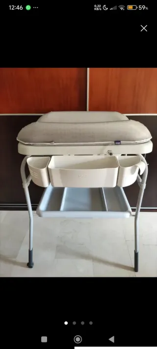 Bañera cambiador Chicco para bebé