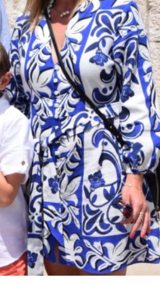 Vestido corto Zara estampado floral