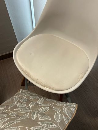 4 sillas comedor blancas