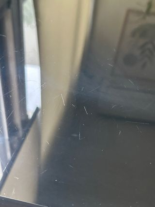 Mesa Comedor Cristal Templado Negro 140x90cm