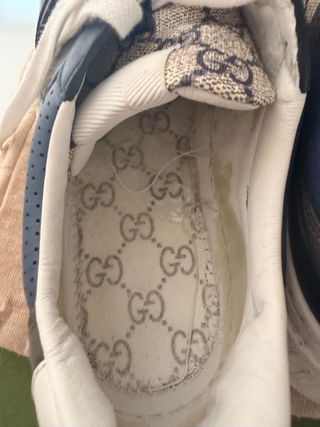 Zapatillas Gucci Beige y Azul