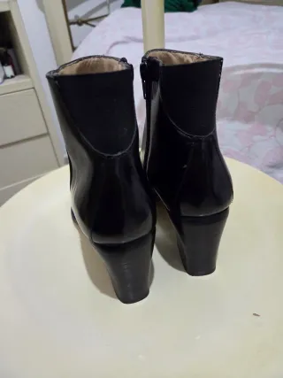 Tronchetti in vera pelle neri