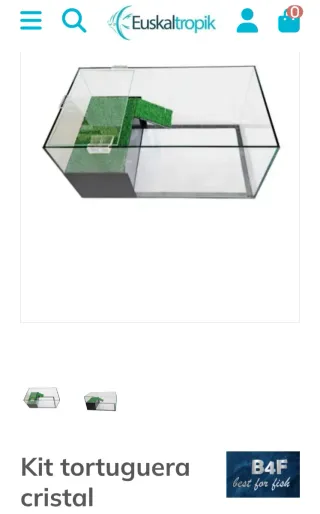 Tortuguera con accesorios