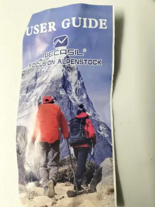 Bastones de senderismo plegables