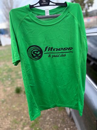 Camiseta Fitness & Pádel Club Verde
