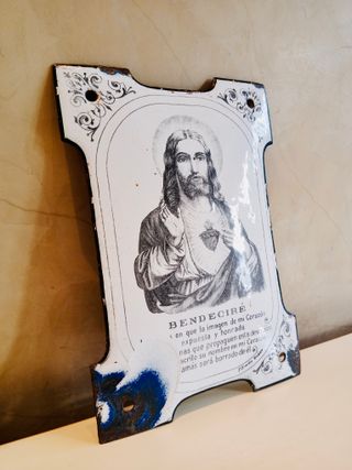 CHAPA BENDECIRÉ SAGRADO CORAZÓN DE JESÚS