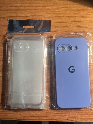 Funda Google Pixel 9 a ,Morada y Transparente