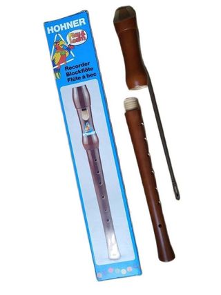 Flauta dulce HOHNER madera  con Funda