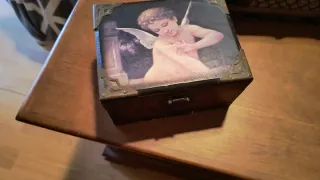 Caja decorativa mapa antiguo