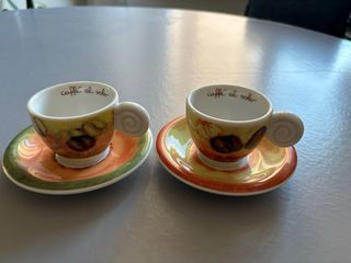 Set 2 tazzine Thun Caffè al Volo porcellana