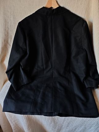 Americana / blazer negra mujer talla XXL vintage