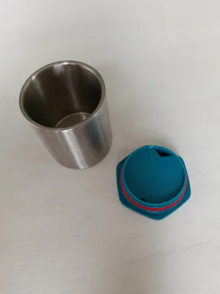 Vaso Quechua Acero Inox con Tapa