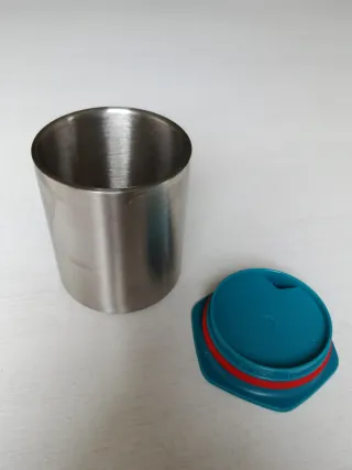 Vaso Quechua Acero Inox con Tapa