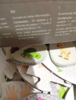 Juego de mesa loto y puzzle a partir de 3 años