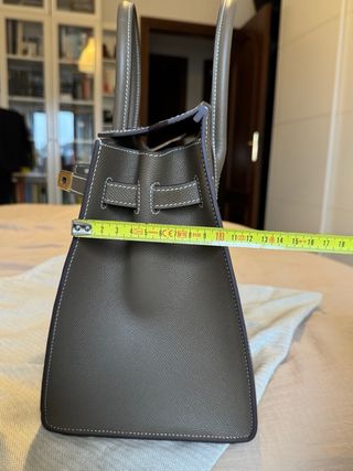 Borsa in Pelle Grigia