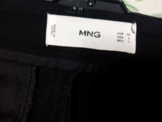 Pantalón Chino Talla 36 Negro Mujer