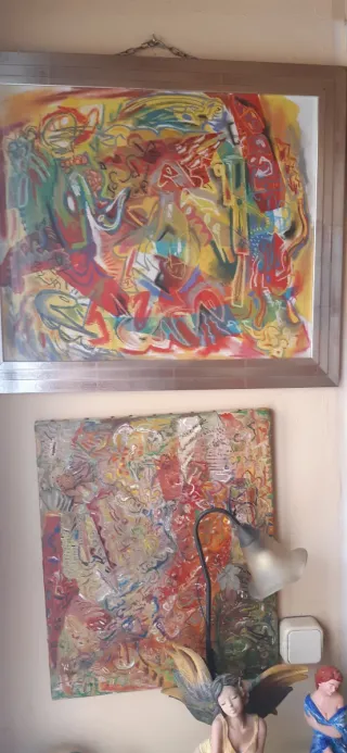 Colección Cuadros Abstractos Multicolor