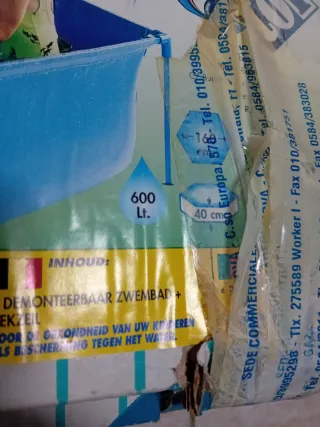 Piscina Infantil 600L Jardín/Terraza