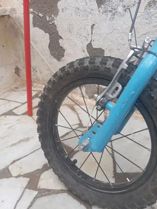 Bicicleta infantil azul