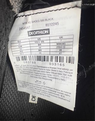 Zapatillas Ciclismo BTT Rockrider XC Negras