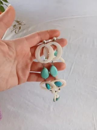 Collana donna turchese e perle