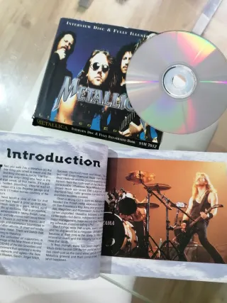 Metallica CD Interview Jon Hotten + Libro Limited