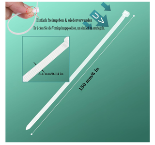 100 Basi Adesive 3M + 100 Fascette