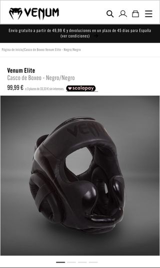 Casco y Guantes Venum Boxeo SIN USO !