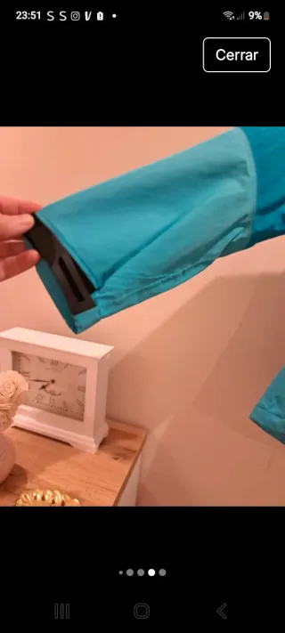 Abrigo unisex Columbia azul/verde azulado