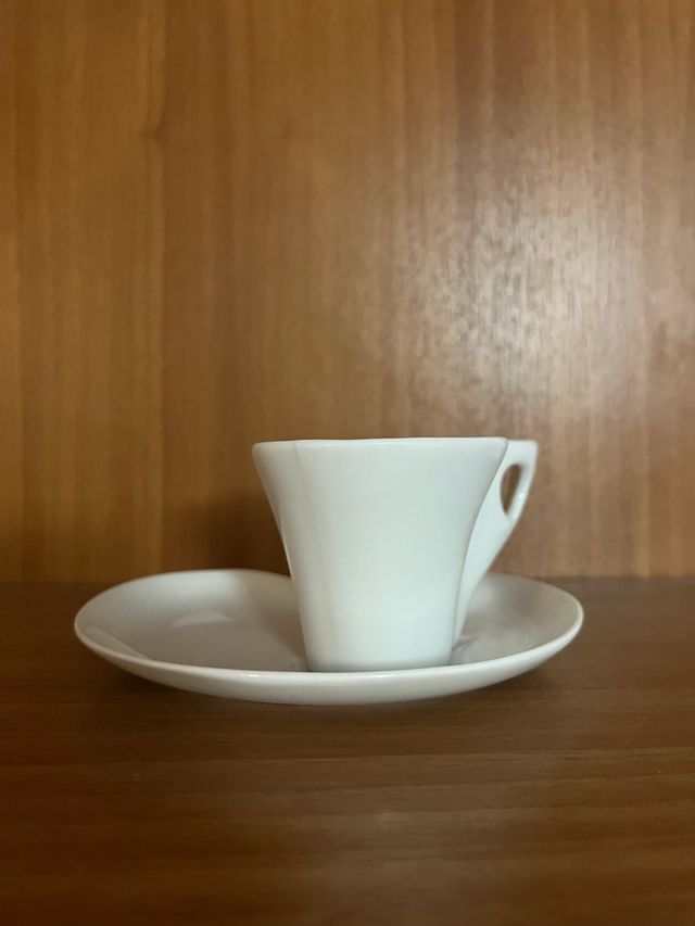 Set Tazas y Platos Café Gota Porcelana