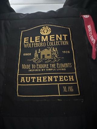 Chaqueta Element Talla XL