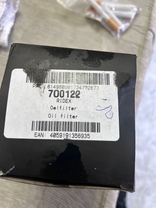 Filtro Aceite RIDEX Nissan Terrano/Navara