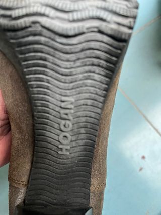 Botines Hogan Marrones y Verdes