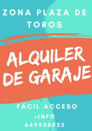 Se alquila plaza de garaje