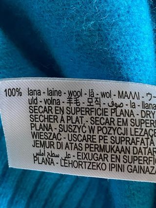 Jersey Zara Lana Azul