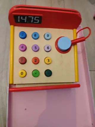 Caja Registradora Juguete Madera