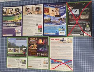 Lote 6 Juegos Xbox 360 Kinect y Más