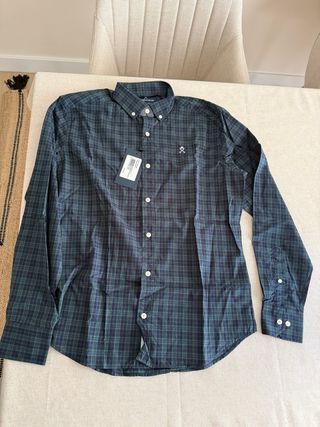 Camisa Harper & Neyer cuadros azul y verde