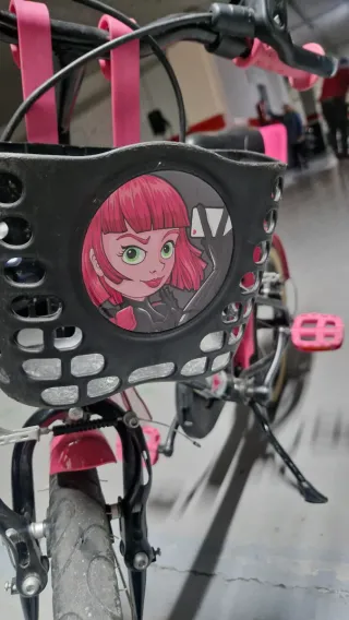 Bicicleta B Twin rosa niña 16'