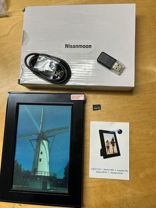 nisanmoon Cámara Oculta con Marco de Foto HD 1080P