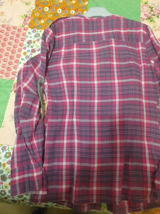Camisa de cuadros mujer talla S