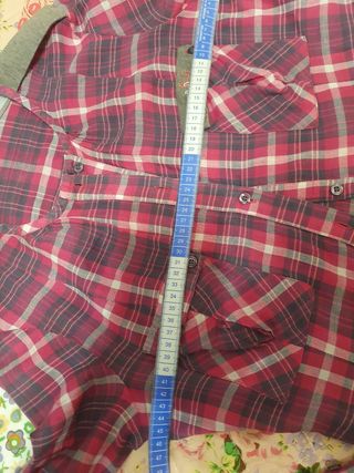 Camisa de cuadros mujer talla S