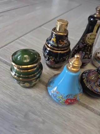 10 Boccette profumi made in Grecia da collezione