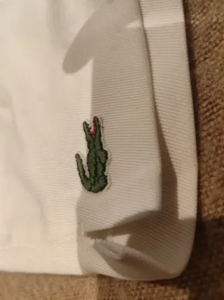 Pantalón Tenis Lacoste Blanco T40