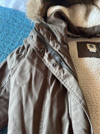 Abrigo Roxy Talla S Mujer Marrón