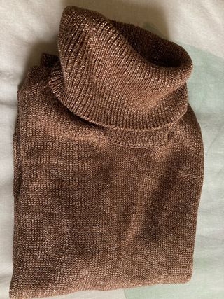 Jersey Massimo Dutti XS Marrón Dorado