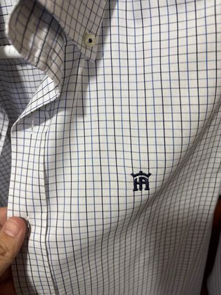 Camisa Hierro y Albero cuadros Talla M